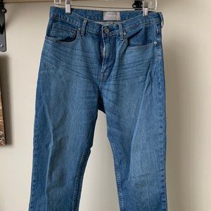 Everlane High-Rise Skinny Jeans in Medium Blue
